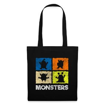 Déguisement d’Halloween Creature Kids - Sac en tissu - noir - Devant