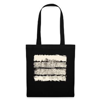 Ville usa illinois america travel états-unis - Sac en tissu - noir - Devant