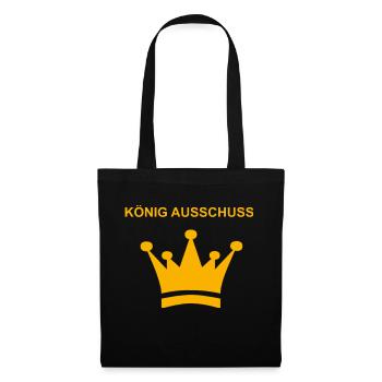 König ausschuss CNC Shirt - Stoffbeutel - Schwarz - Vorne