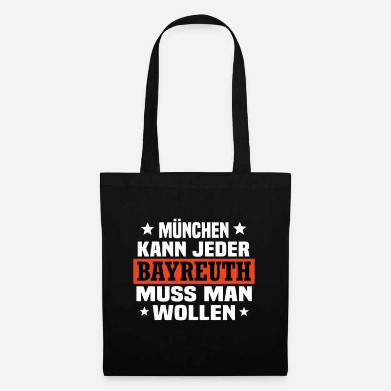 Bayreuth - Stoffbeutel - Schwarz