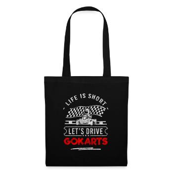 Pilote de course Karting Hobby - Sac en tissu - noir - Devant