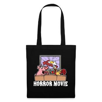 Movies Cineast Filme Movies Kino Nacht Statement - Stoffbeutel - Schwarz - Vorne