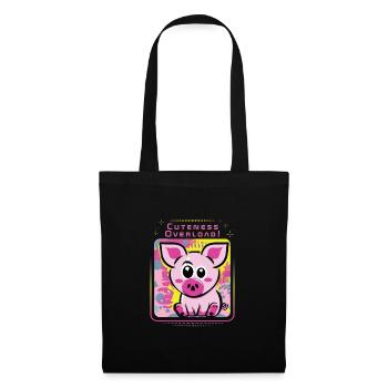 Free-spirited mud pig - Tote Bag - black - Front