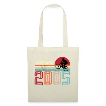 Vintage Geburtstag Retro Sonnenuntergang Design - Stoffbeutel - Natur - Vorne