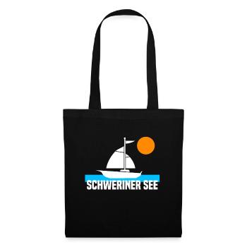 Schweriner See - Stoffbeutel - Schwarz - Vorne