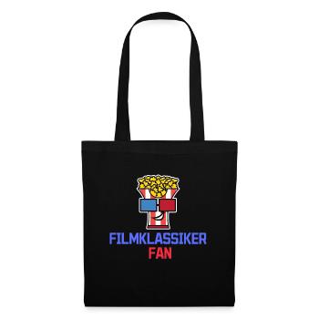 Kino Movies Theater Statement Popcorn Filmabend - Stoffbeutel - Schwarz - Vorne