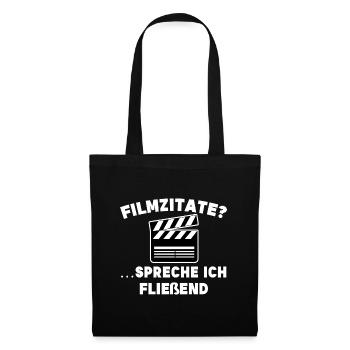 Dvd Abend Statement Movies Theater Kino Nacht - Stoffbeutel - Schwarz - Vorne