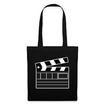 Films Soirée Cinéma Dvd Soirée Film Regarder Cineast - Sac en tissu - noir - Devant