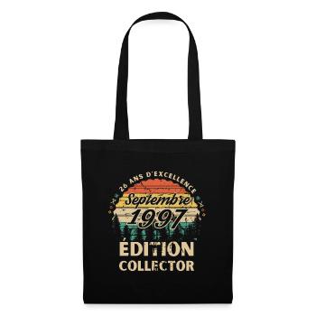 26 ans Septembre 1998 édition collector - Sac en tissu - noir - Devant