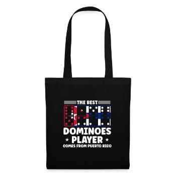 Domino Design - Stoffbeutel - Schwarz - Vorne