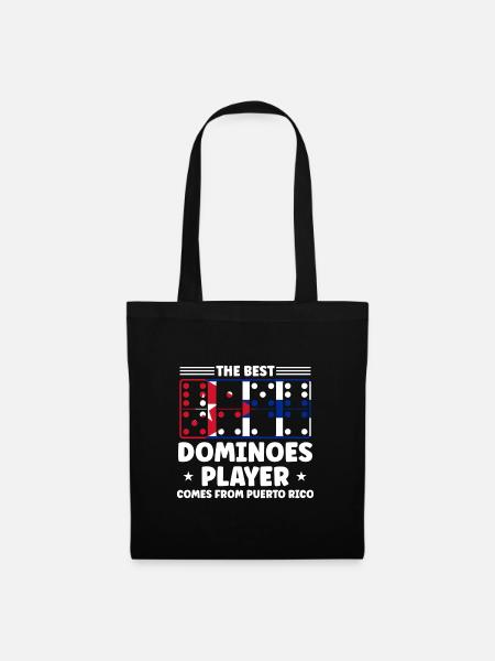 Domino Design - Stoffbeutel - Schwarz