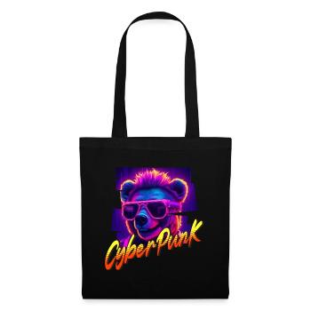Cyberpunk Bear - Tote Bag - black - Front
