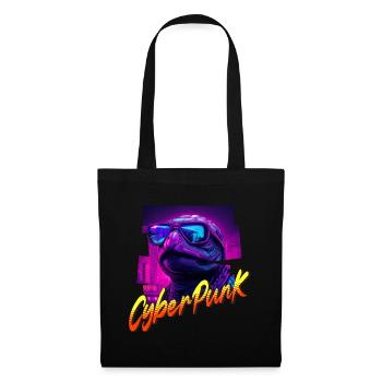 Cyberpunk Turtle - Tote Bag - black - Front