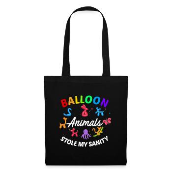 Balloon Twisting Design - Tote Bag - black - Front