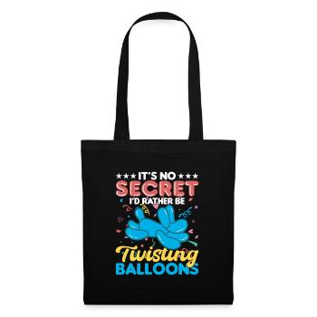 Balloon Twisting Design - Tote Bag - black - Front