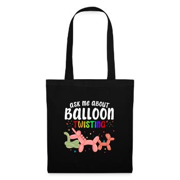 Balloon Twisting Design - Tote Bag - black - Front