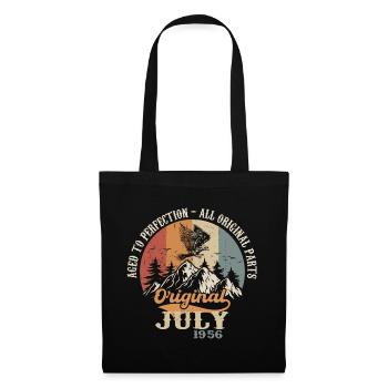 Juillet 1956 Cadeau d’anniversaire Juillet 1956 Original - Sac en tissu - noir - Devant