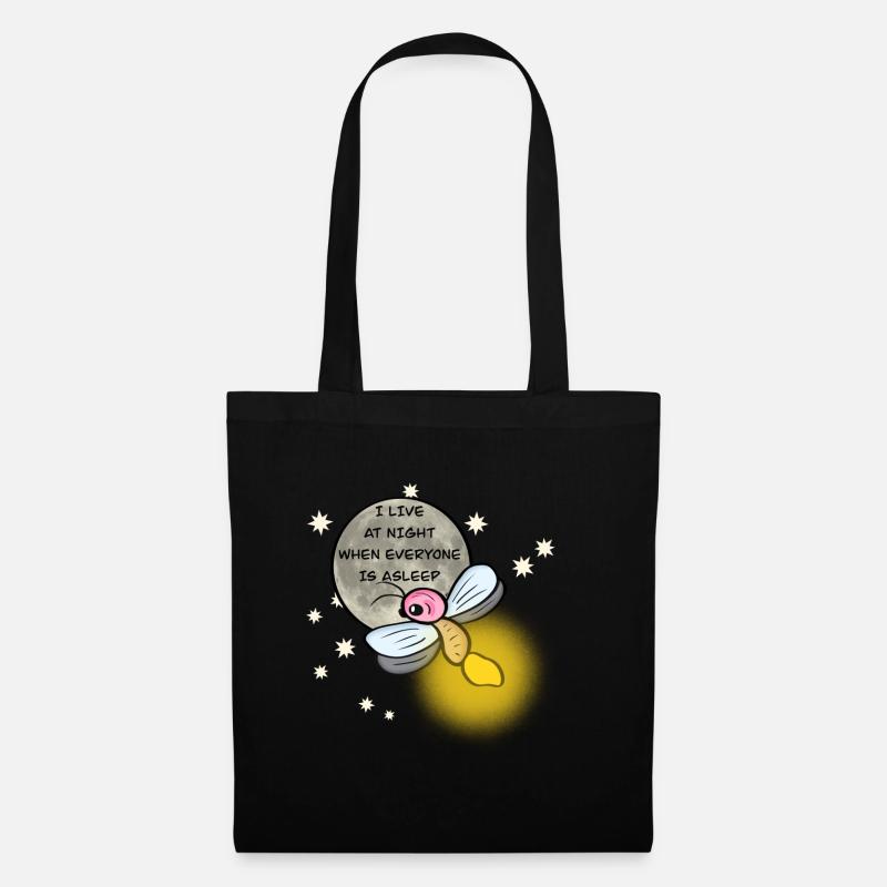 Little firefly - Tote Bag - black