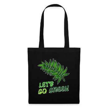 Environnementalistes Terre Mère Nature Déclaration Environnement - Sac en tissu - noir - Devant