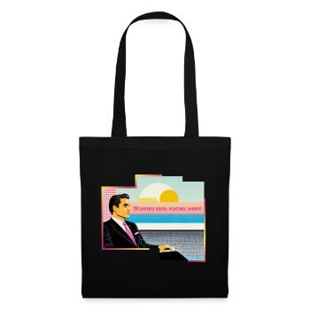 Working hard, playing smart! - Tote Bag - black - Front