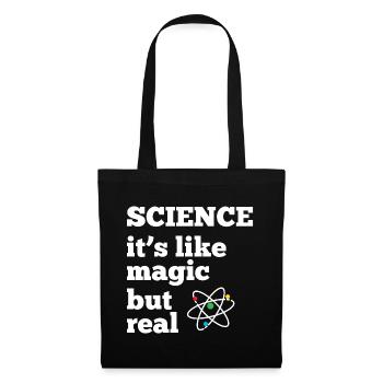 Science - it's like magic but real - Tote Bag - black - Front
