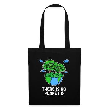 Déclaration de la planète Terre Mère Conservation des arbres - Sac en tissu - noir - Devant