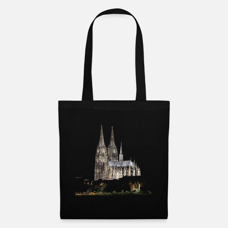 Köln - Stoffbeutel - Schwarz