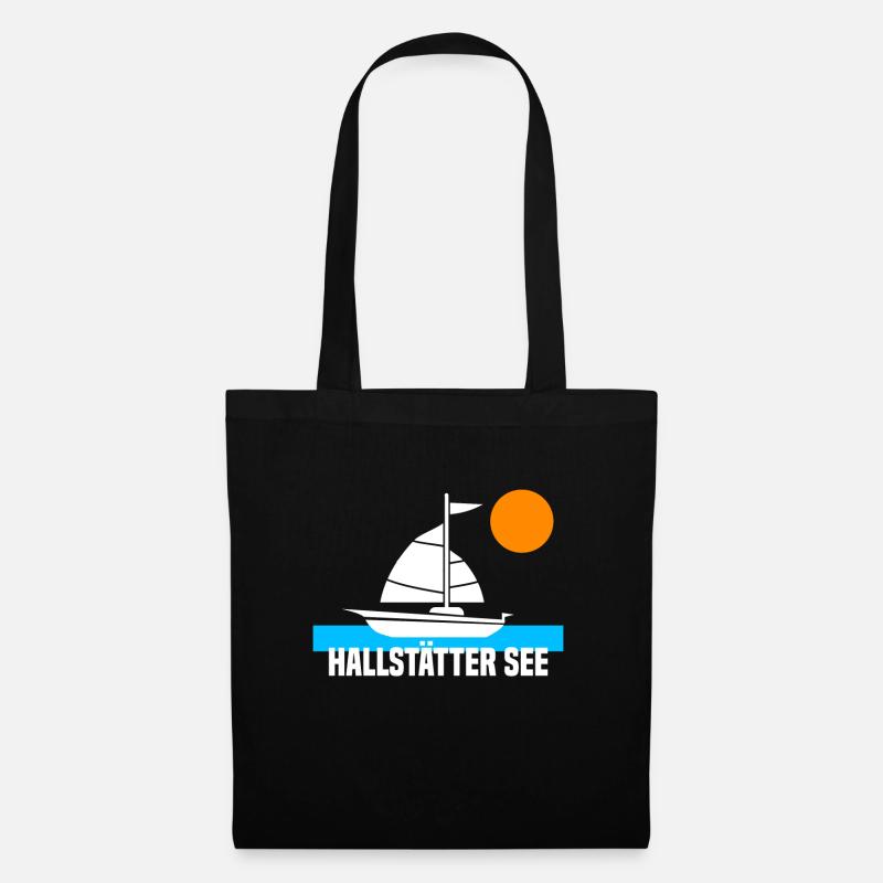 Hallstätter See - Stoffbeutel - Schwarz