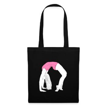 Pont de la danse acrobatique - Sac en tissu - noir - Devant