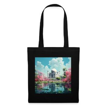 Le Taj Mahal - Sac en tissu - noir - Devant