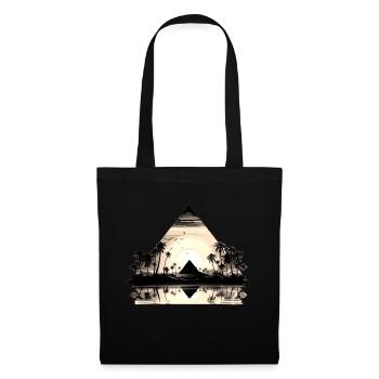 Egypte Egypte Isis Pharaons Pharaons Pyramide Afrique - Sac en tissu - noir - Devant