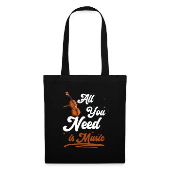 Musicians, tips, town musicians, entertainers - Tote Bag - black - Front