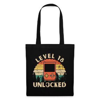 Level 18 Unlocked - Tote Bag - black - Front