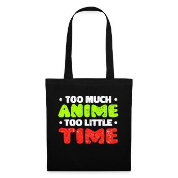 Anime Cartoon Comic Statement Manga Japan - Tote Bag - black - Front