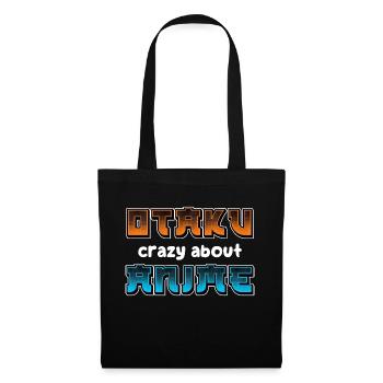 Otaku Anime Animation Japan Manga Statement Comic - Tote Bag - black - Front