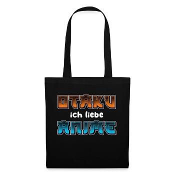 Manga Statement Anime Comic Otaku Japanisch - Stoffbeutel - Schwarz - Vorne