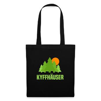 Kyffhäuser - Stoffbeutel - Schwarz - Vorne
