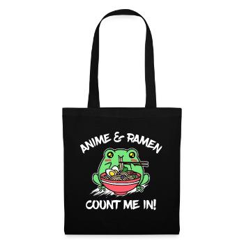 Anime Ramen Japan Statement Cartoon Comic - Tote Bag - black - Front