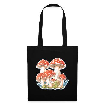 Toadstools, mushrooms - Tote Bag - black - Front