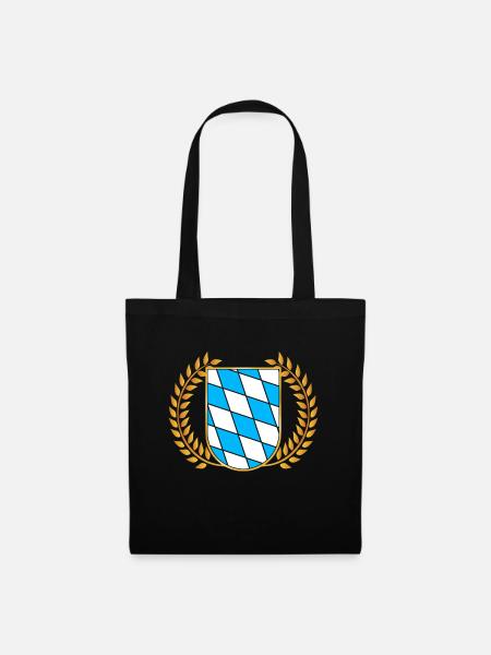 Freistaat Bayern Bayrisch - Stoffbeutel - Schwarz