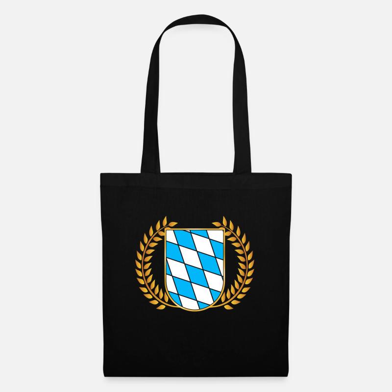 Freistaat Bayern Bayrisch - Stoffbeutel - Schwarz