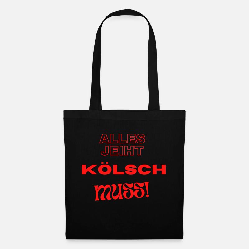 Alles geht - Kölsch MUSS - Stoffbeutel - Schwarz