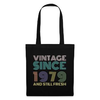 Millésime 1979 - Sac en tissu - noir - Devant