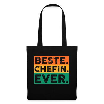 Arbeit Kollegen Büro Teamleiter Führungskraft Chef - Stoffbeutel - Schwarz - Vorne
