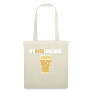 Unbeerlievable white - Tote Bag - nature - Front