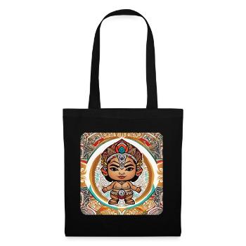 Chaman mystique - Sac en tissu - noir - Devant