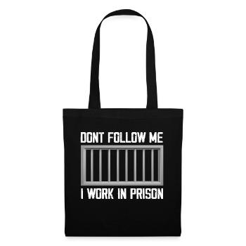 Une infirmière correctionnelle sera en bonne santé Concevoir un - Sac en tissu - noir - Devant