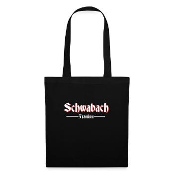 Schwabach - Stoffbeutel - Schwarz - Vorne