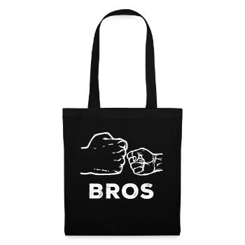 Fiers frères et sœurs de la déclaration Big Brother - Sac en tissu - noir - Devant