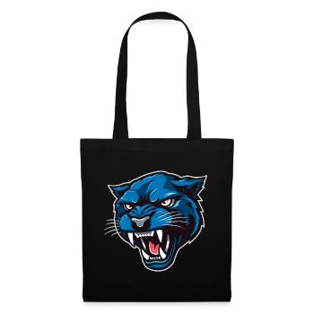 Panther Head Blue - Tote Bag - black - Front
